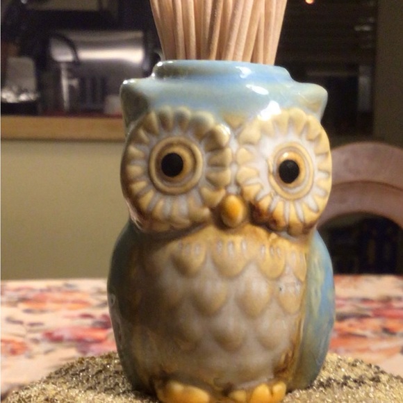 Adorable little Owl toothpick holder or tiny vase for itty-bitty flower!So Cute! - Picture 1 of 5